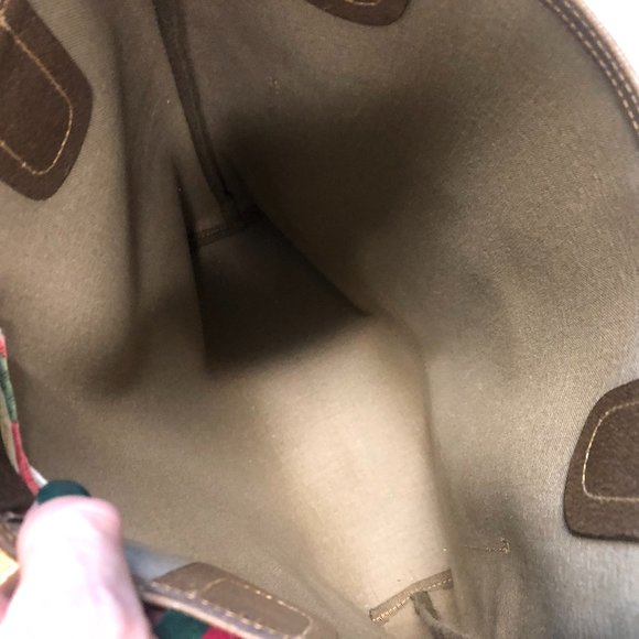 Vintage GUCCI Ophidia Web Strap GG Supreme Tote/Monogram Canvas Shopping Bag - Picture 5 of 16